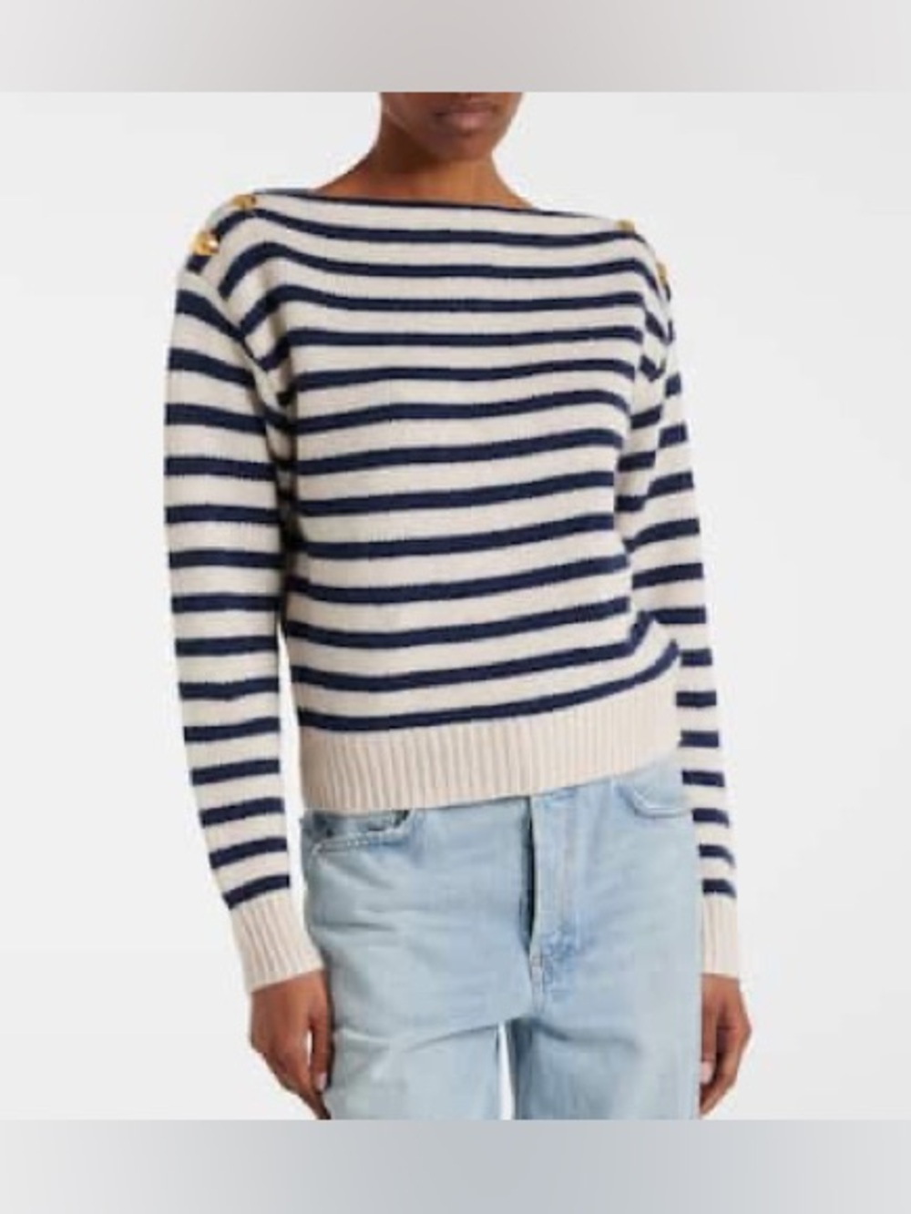 NEW: Nili Lotan Tandy Cashmere Sweater - SMALL